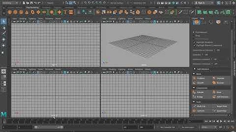 Autodesk Maya 2018 - Before You Begin - Navigating the View Ports