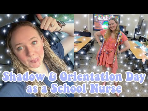 shadowing + orientation day as a new elementary school nurse 🧑‍🏫 🏫 ❤️