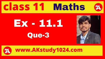 Conic Section Lecture-2 | Ex 11.1 class 11 Q3 Circles | Ak Yadav | Akstudy1024