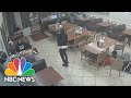 Police searching for man caught on video who shot robber at Houston taqueria