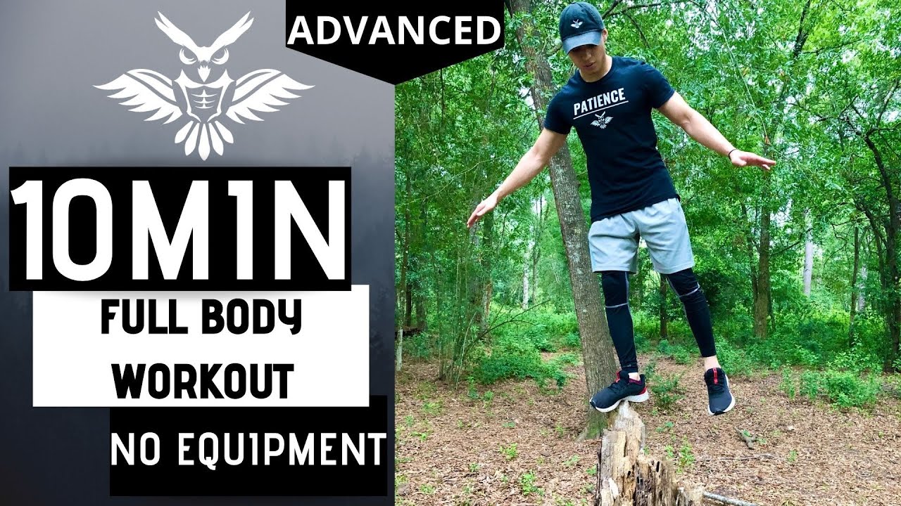 FULL BODY Workout at Home ADVANCED - 10 MIN (NO EQUIPMENT) - YouTube