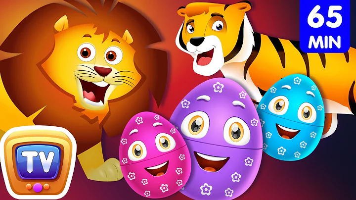 Learn Wild Animals + More ChuChu TV Surprise Eggs Learning Videos SUPER COLLECTION 3