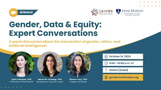 Panel on Artificial Intelligence | Gender, Data & Equity: Expert Conversations