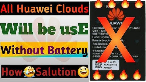 How To Use Huawei Modems Without Battery  || Working Method On All Of Huawei Cloud WiFi Urdu/Hindi