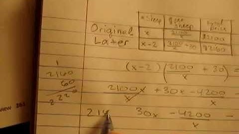 VIDEO 1 Abeka Algebra 2 II Word Problems w/ 1 variable (not quadratic)