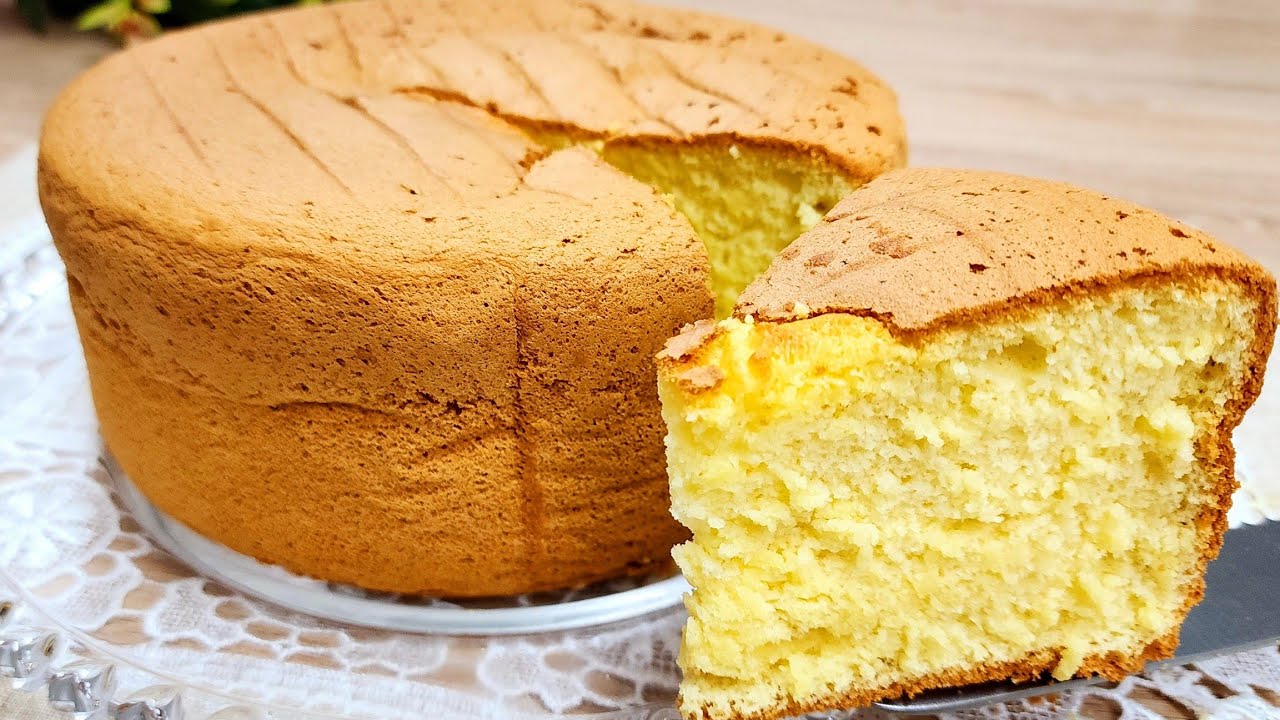 O MELHOR BOLO PARA O CAFÉ! BOLO SIMPLES  E FOFINHO DE MASSSA ESPONJA