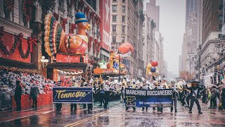The Marching Bucs Perform "Happy Together in Herald Square at the Macy's Thanksgiving Day Parade