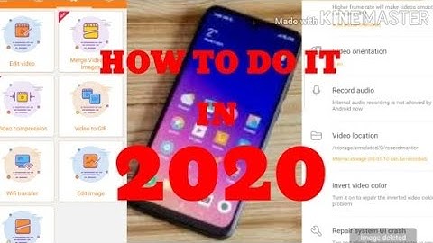 How to record voice and internal sound in Du Recorder !