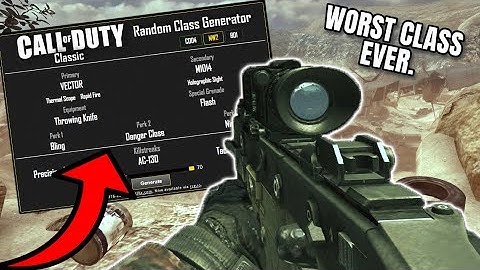 The HARDEST Random Class Generator Nuke Challenge.. (MW2 2025)