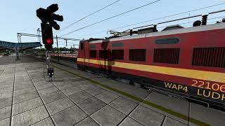 Akal Takt Express Departing Ludhiana Jn  | NRV1 Route | Train Simulator Classic