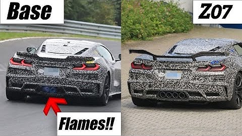 2023 C8 Corvette Z06 "Base Model" vs. Z07 Performance Package! NEW Spy Photos!