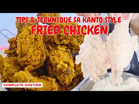 TIPS & TECHNIQUE KANTO STYLE FRIED CHICKEN | Tipid Tips atbp