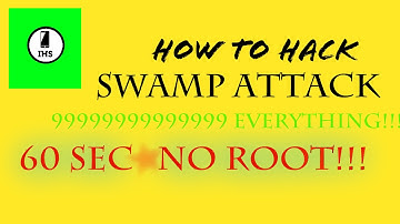 NO ROOT!!!!! Swamp attack hack 999999999everything.Easy!!!!!!