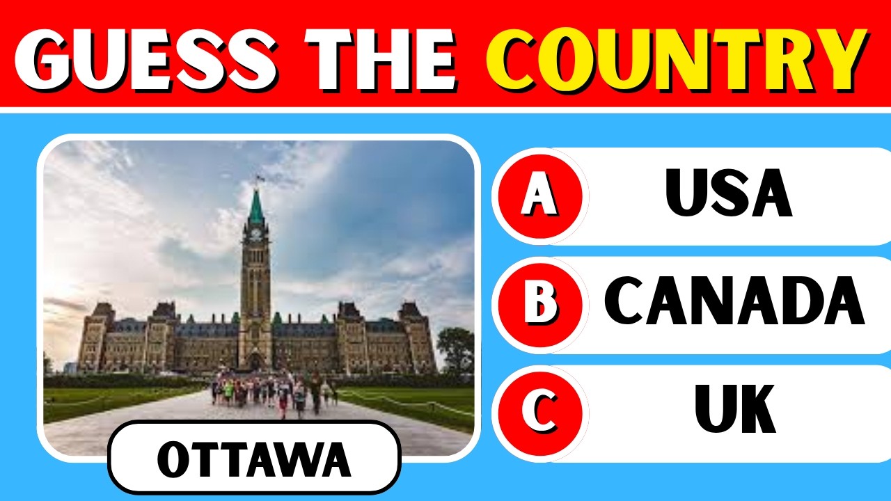 Guess the Country by Its Capital City | 50 Questions Challenge 🌍 ...