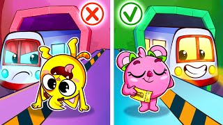 Choo-Choo Train Song 🚂 Safety Rules with Kids Songs And Nursery Rhymes by Baby Zoo TV