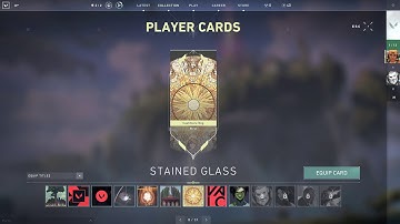 Stained Glass removed Player Card showcase - Valorant Closed Beta