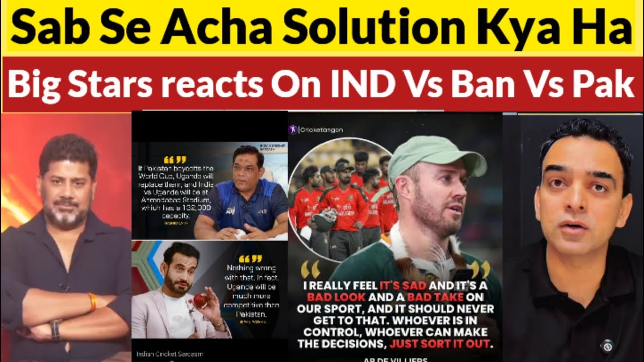 What Is The Best Solution To Cricket  Controversy | Big Stars Reacts On India vs Pak vs Bangladesh