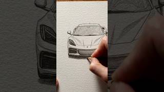 car drawing with pencil #drawing #art #car #ai #trending #shorts #ytshorts #foryou
