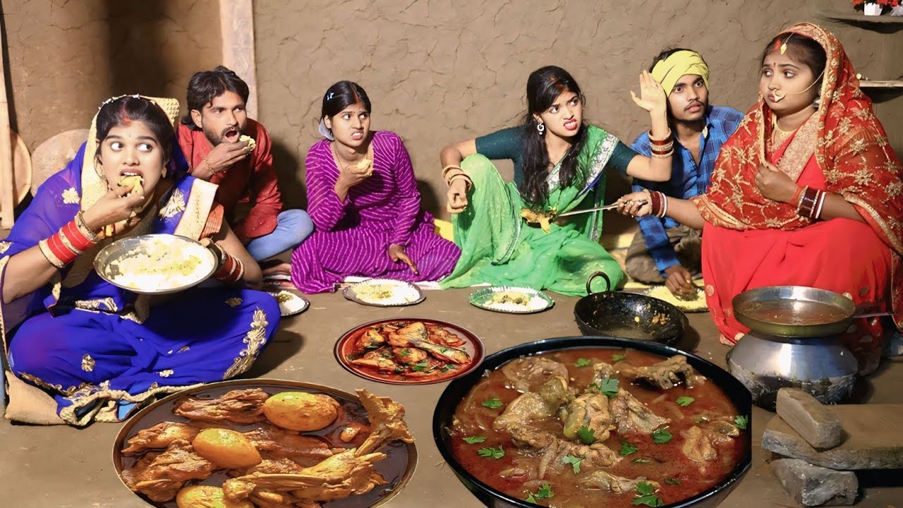 बेचारी मोटी बहु का रसोई || ननद का रंगदारी भोज भात में करती है ड्रामा || Nanad Bhaujai Comedy Video