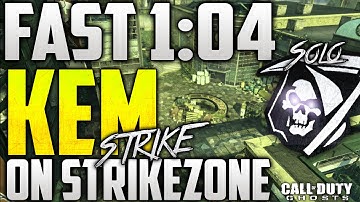 COD Ghosts: Solo 64 Second K.E.M Strike w/ MTAR-X (PS4 Gameplay)