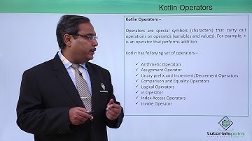 Kotlin - Operators Overview