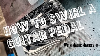 How To Swirl Your Guitar Pedals Using Magic Marble Paint screenshot 4