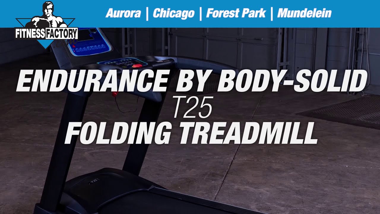 Endurance T25 Folding Treadmill at FitnessFactory.com