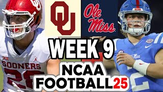 Oklahoma at Ole Miss - Week 9 Simulation (2024 Rosters for NCAA 14)