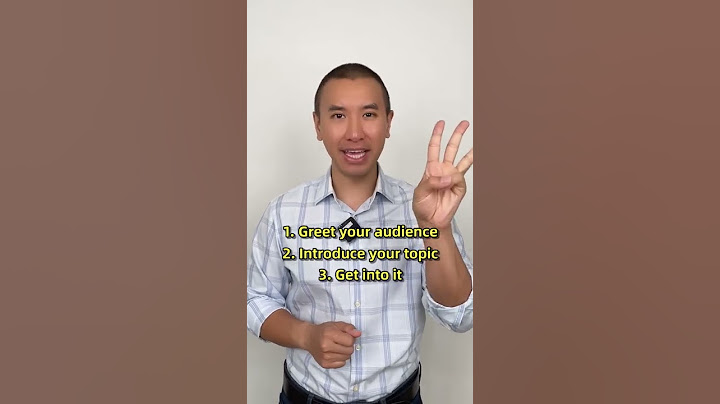 How to Start a Speech THE RIGHT WAY #shorts
