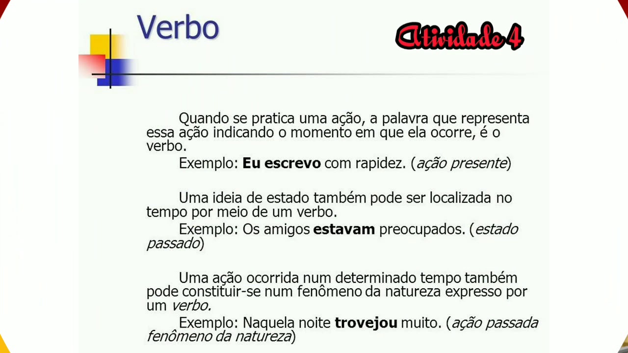 Exemplos De Verbos De Acao Verbos: O Guia Completo Com Exemplos