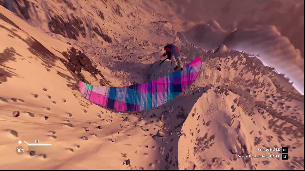Xbox One Steep Beta - Paragliding