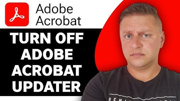 How to Turn Off Adobe Acrobat Updater | Adobe Acrobat Tutorial 2025
