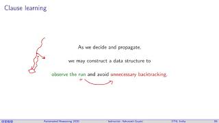 Lecture 10-2 Clause Learning (Lecture 5 in CS433)