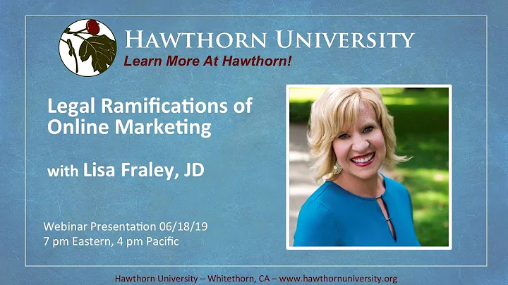 Legal Ramifications of Online Marketing with Lisa ...