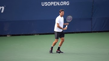 Roger Federer Practicing at US OPEN 2019 (4)