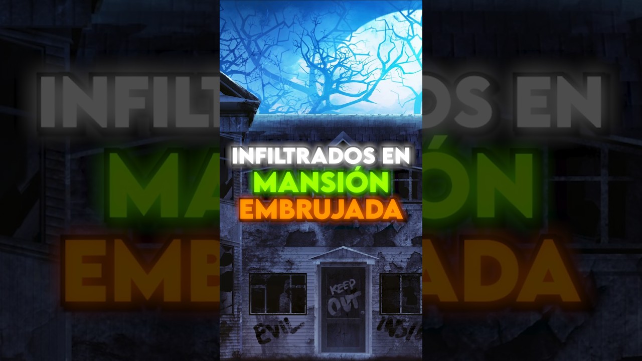 ME INFILTRÉ en una MANSIÓN EMBRUJADA 👻🏚️ #shorts #shortsviral #exploracion #embrujadas #mansion
