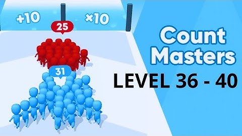 Count Masters - Crowd Runner 3D - Level 36-40 Gameplay Android - Count Master Stickman Running - ios