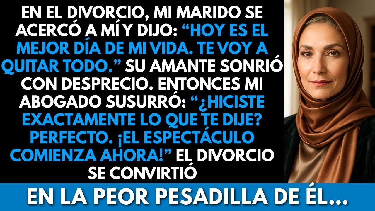 “Te quitaré todo”, dijo mi marido en el tribunal. Pero el divorcio se convirtió en su pesadilla.