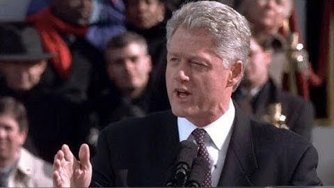 Bill Clinton inaugural address: Jan. 20, 1997