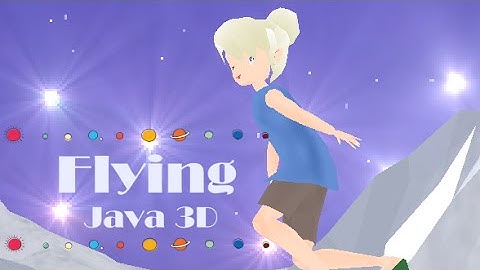 Java 3D: Flying Human Tinker Bell_3/人間ティンカーベルの空飛ぶスケートボード