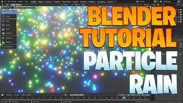 Blender tutorial - Particle rain