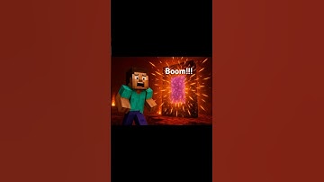 Unlucky moment: Nether portal explosion! RIP 😭💀#shorts #minecraft #shortvideo #viral
