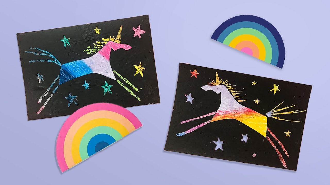 Scratch Art: Unicorns