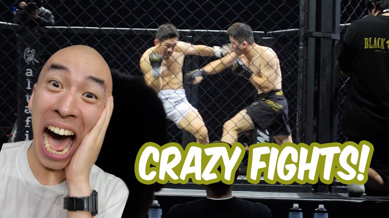 Cage Fighting in Korea! VIP Seats! iamkimninja 블랙컴뱃 YouTube