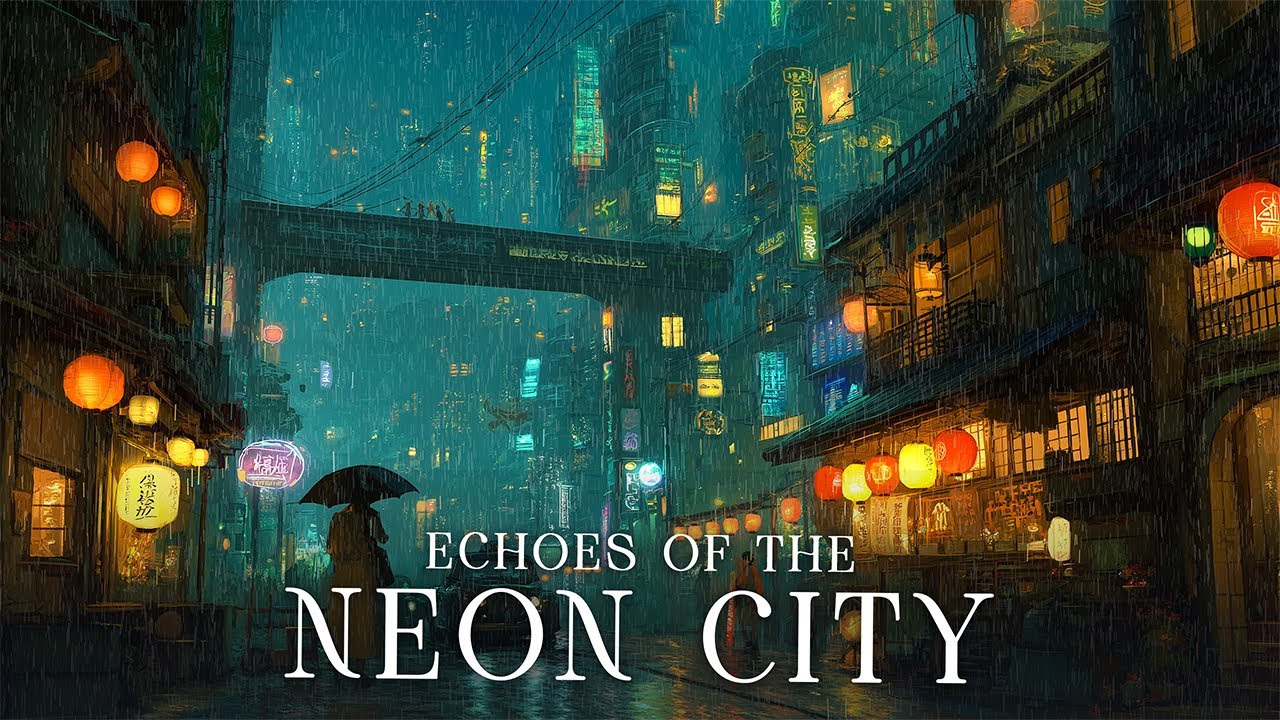 Echoes of the Neon City | Blade Runner Inspired Cyberpunk Sci-Fi Ambience & Rainy Synth Music