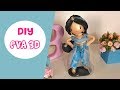 Princesa Jasmine em EVA 3D - DIY
