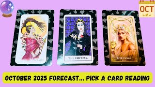 Your October 2025 Tarot Reading ✨ Monthly Energy Forecast... Pick A Card Tarot Reading
