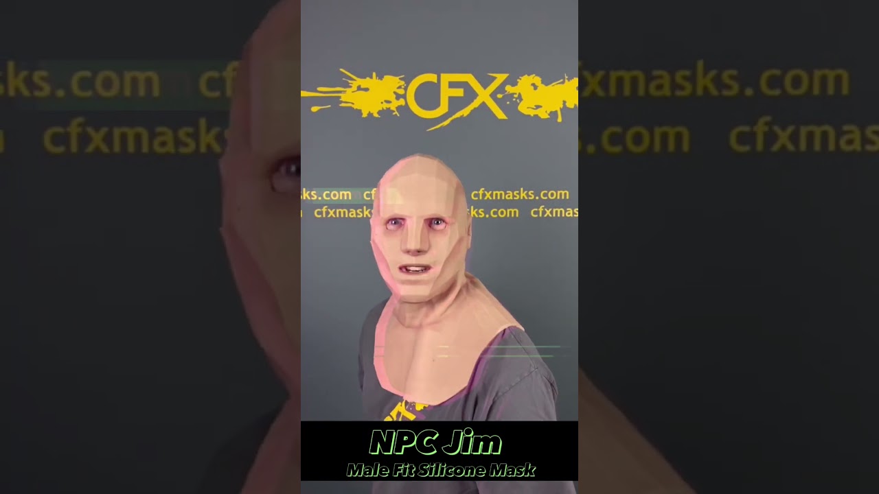 NPC Jim - Male Fit Silicone Mask #cfxmasks