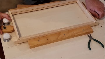 Beekeeping - Wiring frames and installing wax foundation