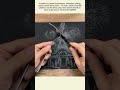This is a city night scratch painting DIY art kit that allows you to create a skyline art piece at